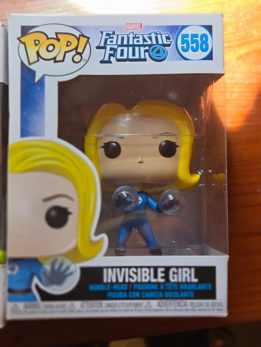 funko popNew in box funko pop fantastic four invisible girl edition box #558